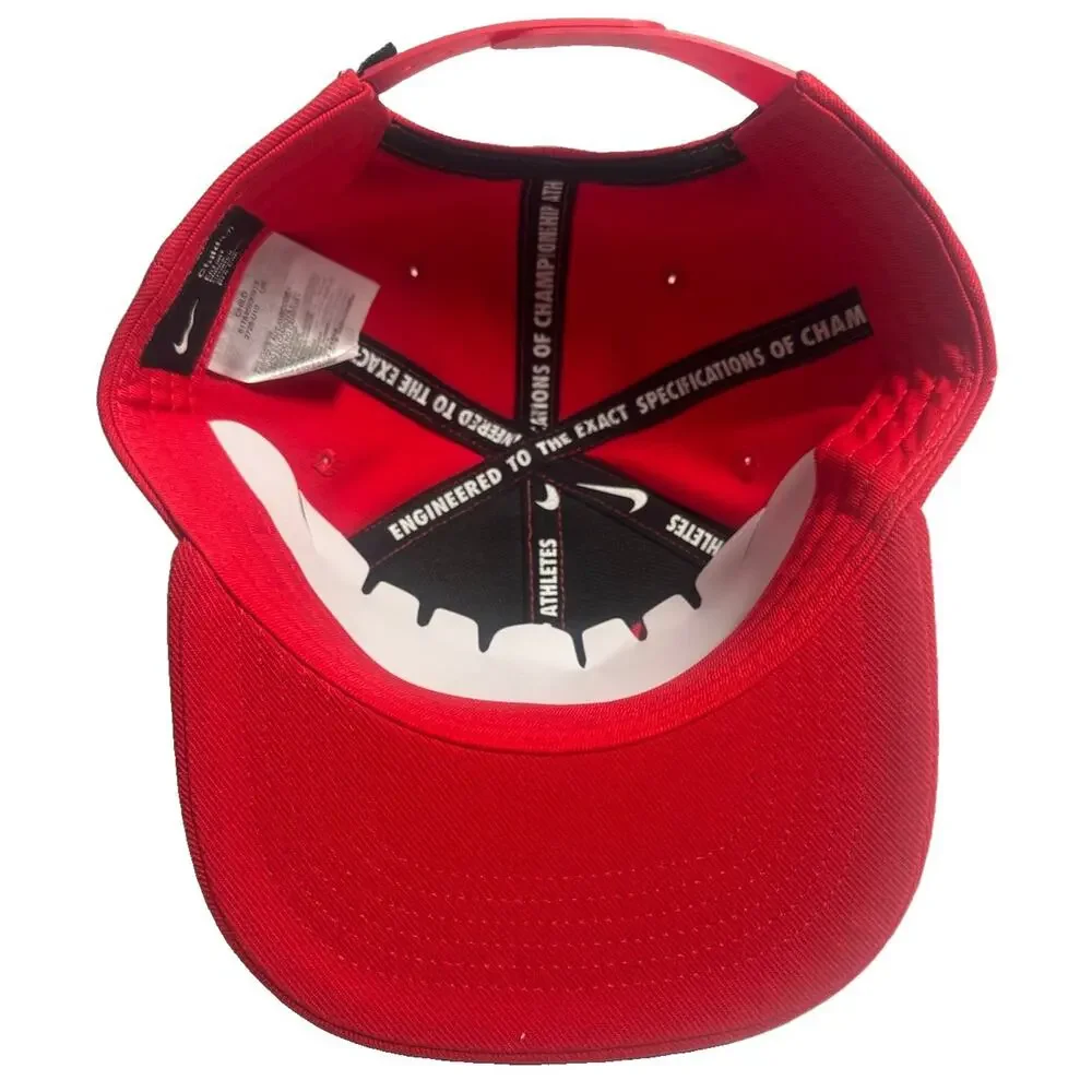 Nike Pro Cap Youth Snapback Hat Child 4-7 University Red Black Swoosh NWT